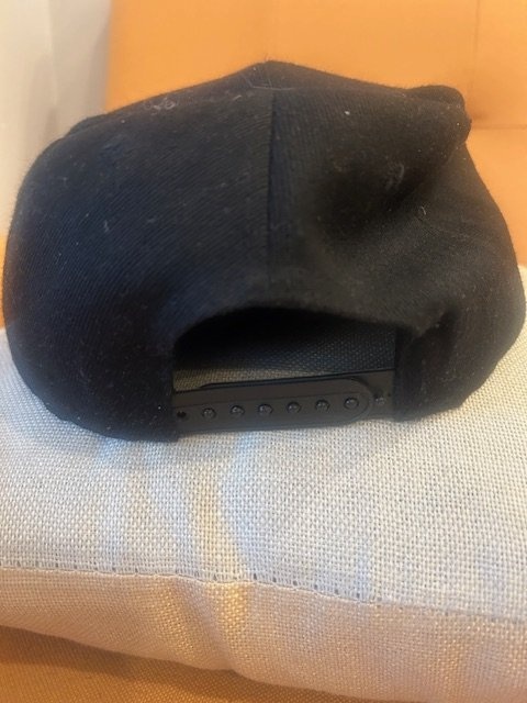 Black ENVY Gold Metal Letter Snapback Hat - photo 5