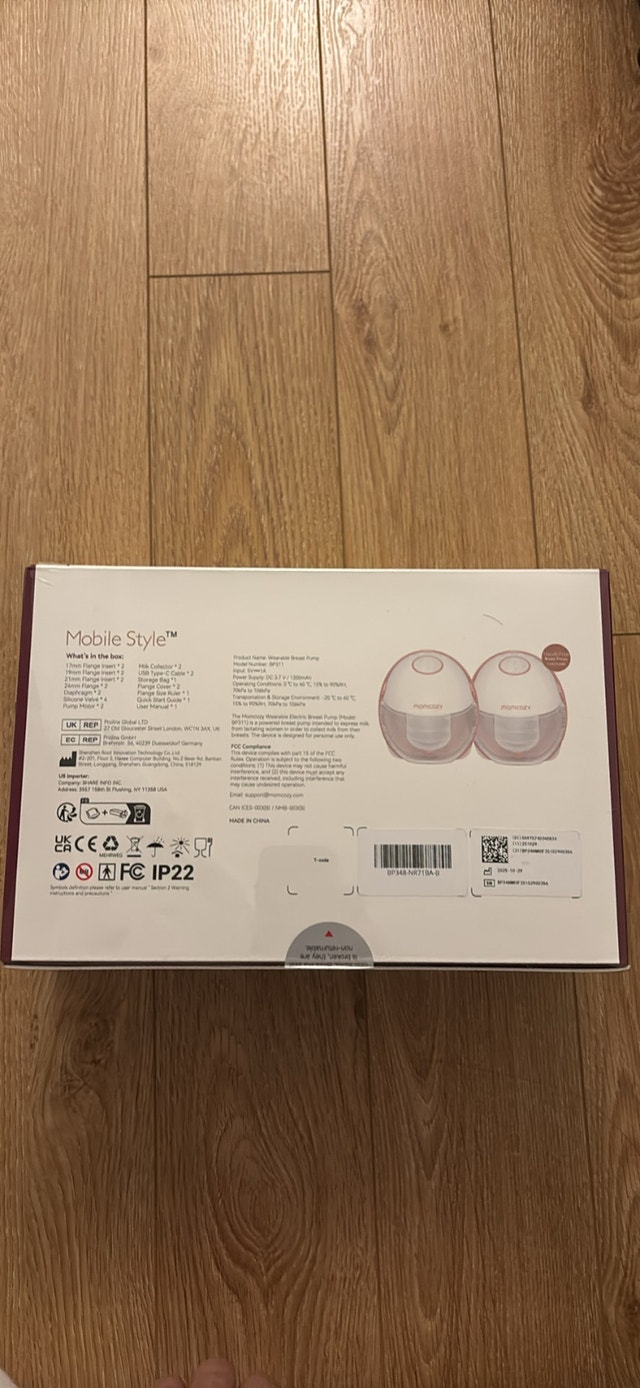 Brand New Momcozy M6 Wearable Breast Pump (Sealed) - photo 5