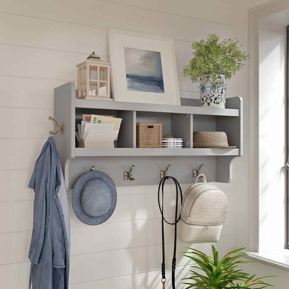Arulappu 6-Hook Wall Coat Rack