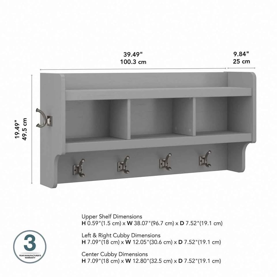 Arulappu 6-Hook Wall Coat Rack - photo 3