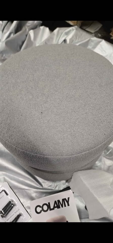 Carie 24" Sherpa Padded Bar Stool (Set of 2) - photo 4