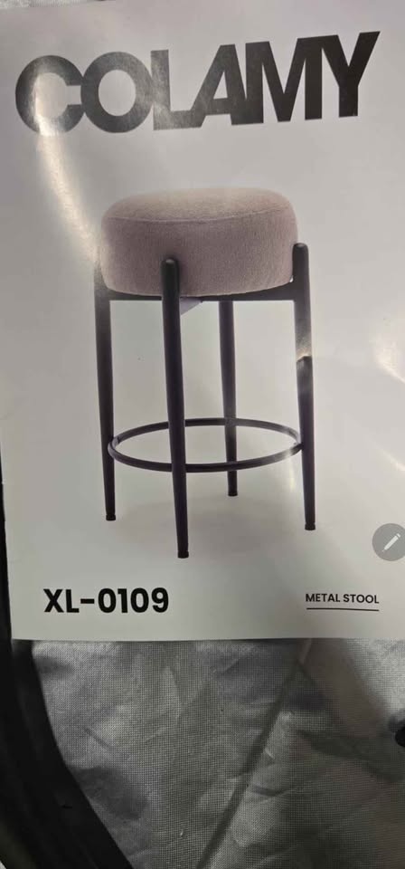 Carie 24" Sherpa Padded Bar Stool (Set of 2) - photo 5