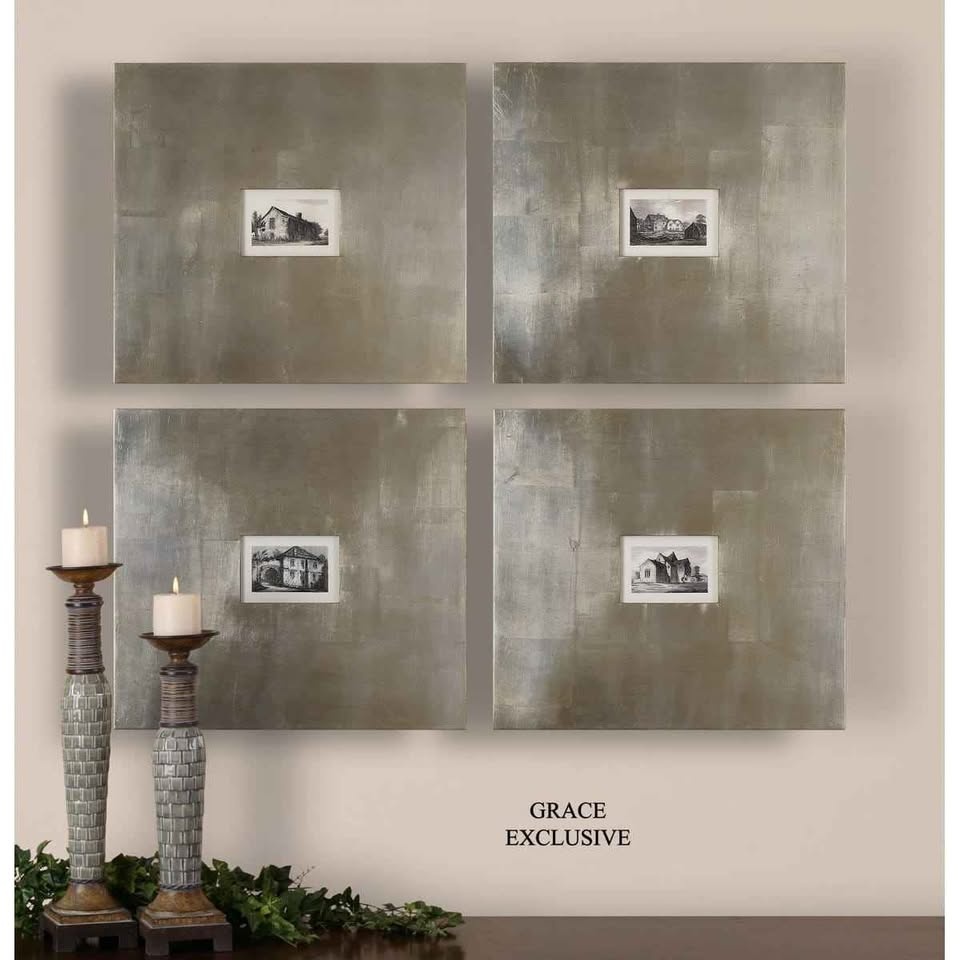 Grace Feyock "Industrial Buildings" Art Set (4 Framed Prints) - photo 3