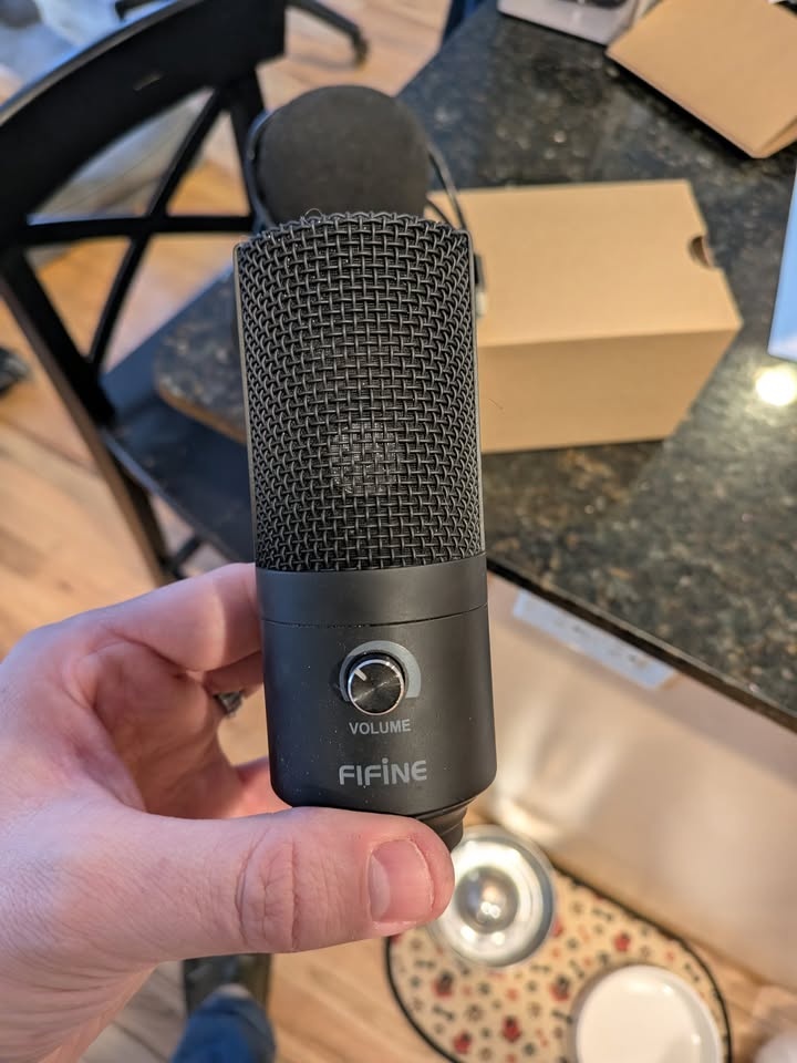 FIFINE Studio Condenser USB Microphone with Mounting Bracket & A - photo 2