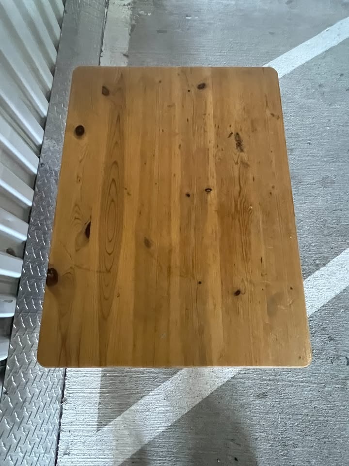 Solid Pine Wood Nightstand - photo 4