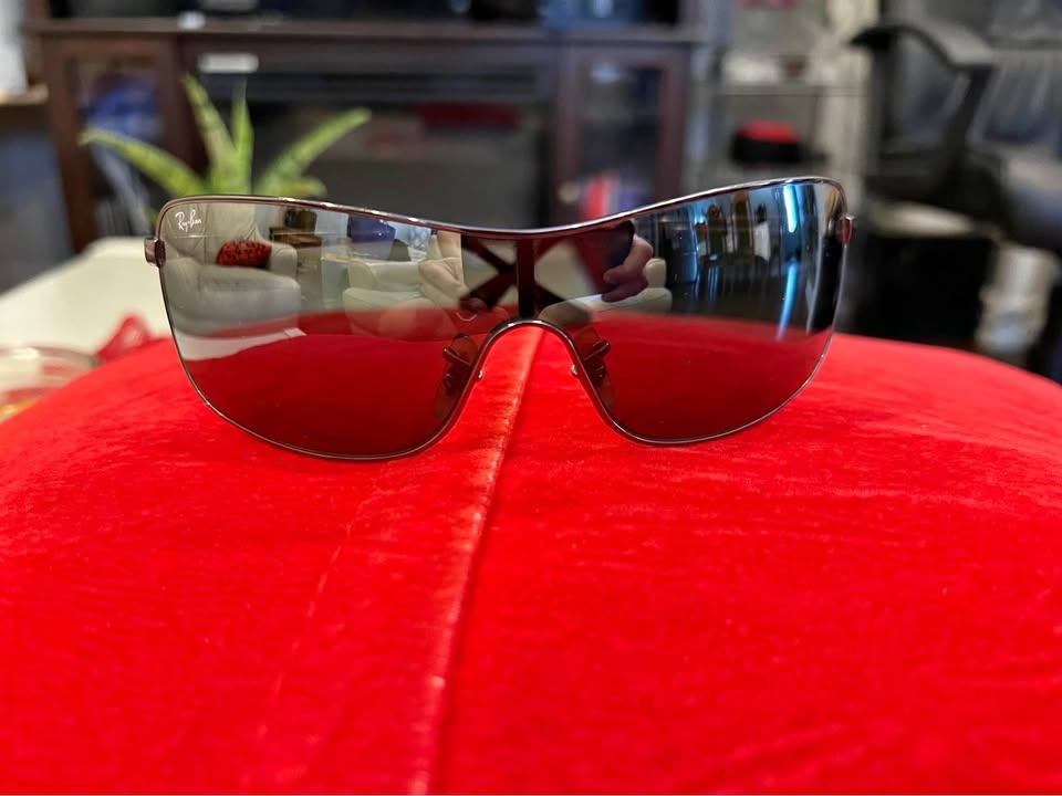 Ray Ban HIGHSTREET Shield Sunglasses RB3455 - Unisex
