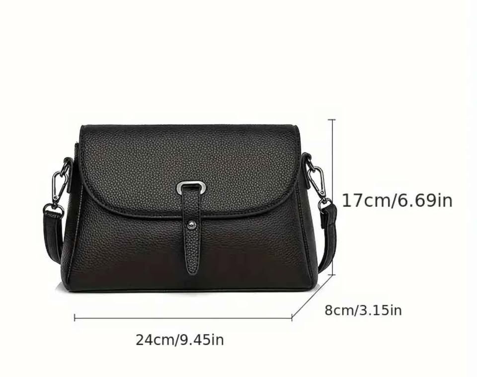 Brand new black color genuine leather hand bag for women - photo 2
