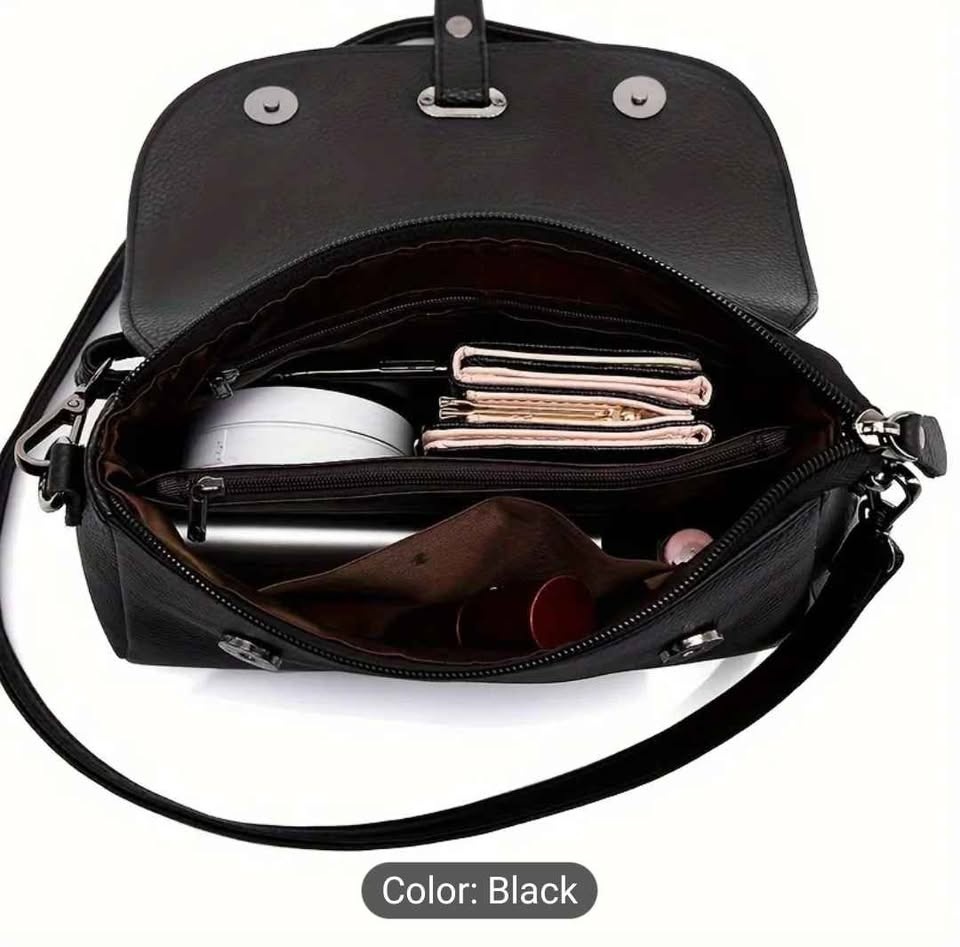 Brand new black color genuine leather hand bag for women - photo 3