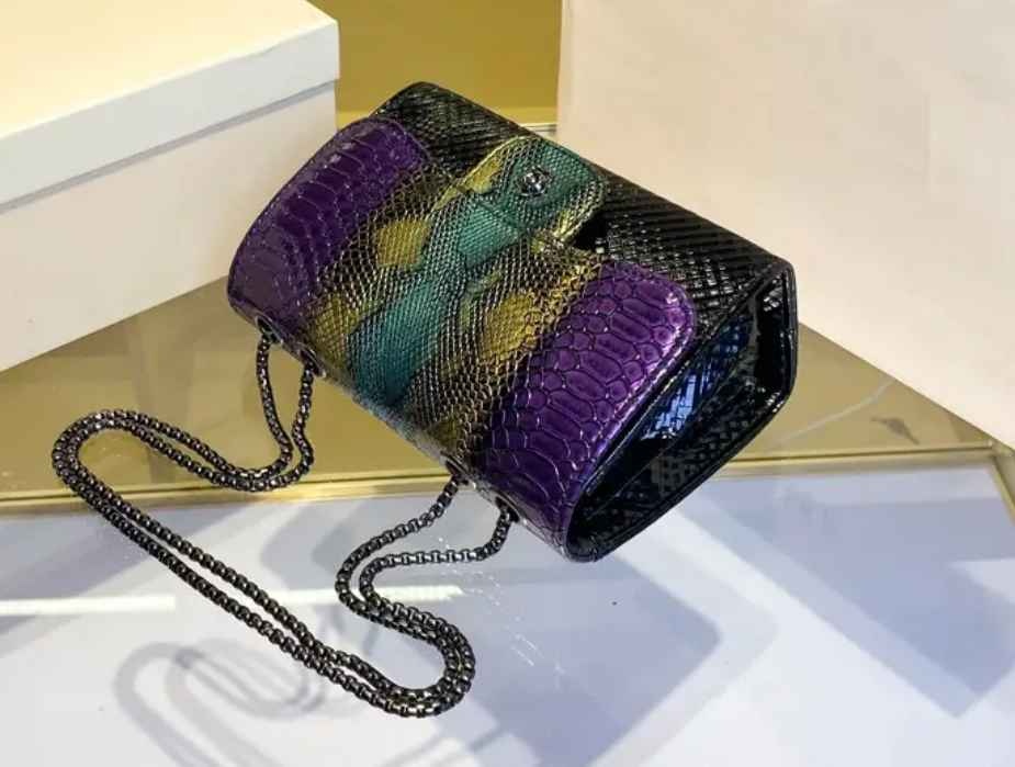 Brand new vintage snake pattern women hand bag - photo 2