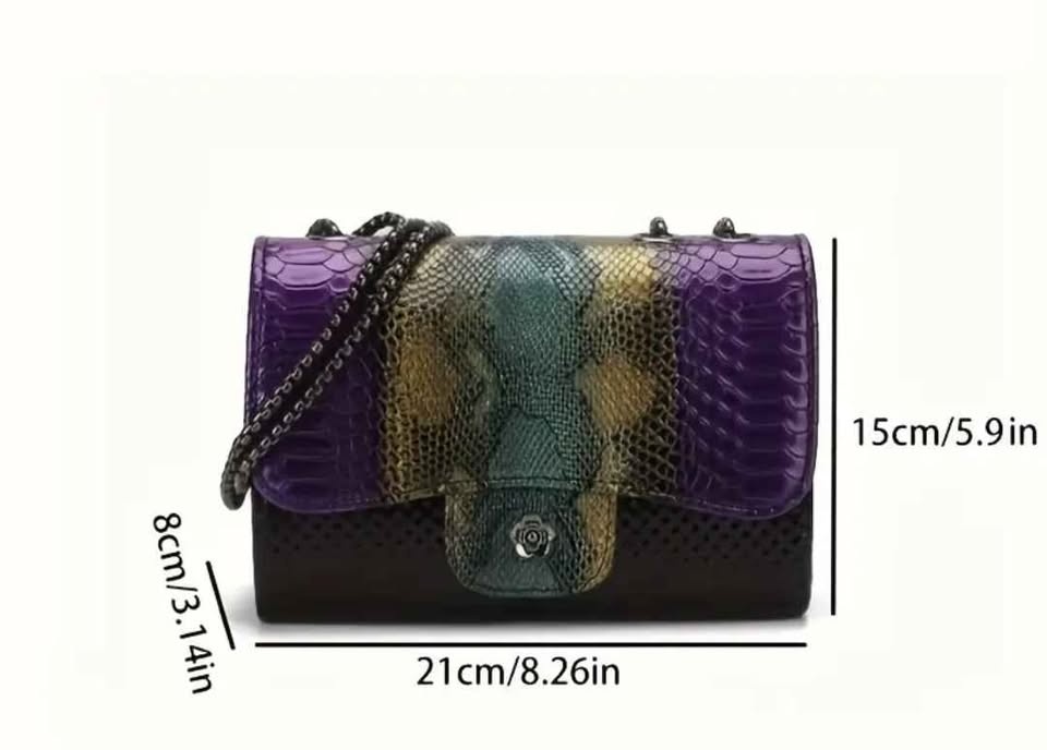 Brand new vintage snake pattern women hand bag - photo 3