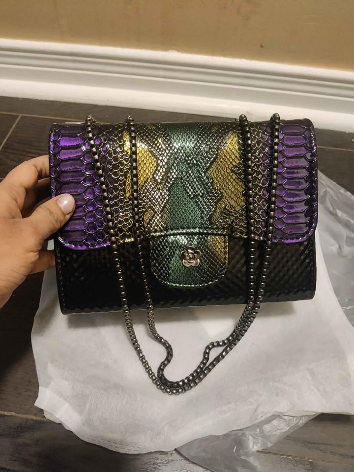 Brand new vintage snake pattern women hand bag - photo 4