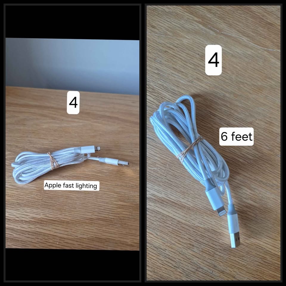 Charging Cables - Apple Lightning, Micro USB, Type-C - photo 4