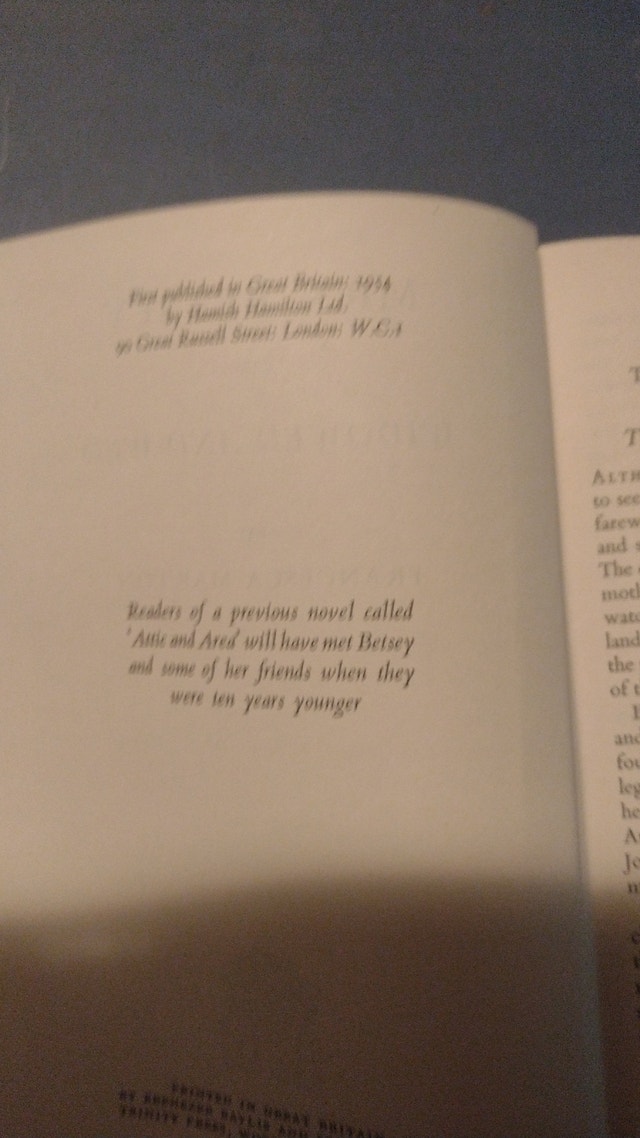 Mrs Betsy: Or Widowed & Wed - First Edition Hardcover - photo 3