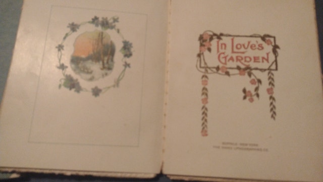 In Love's Garden Collectible Album 1910