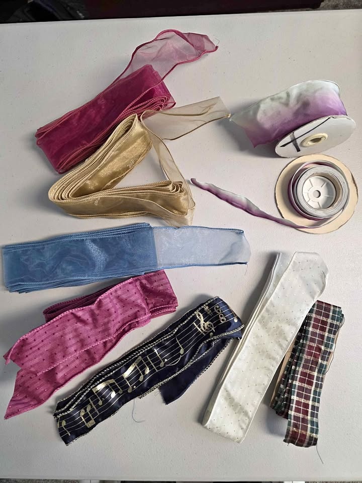 Crafter's Lot- Over 50 Meters of Wired Edge Ribbon