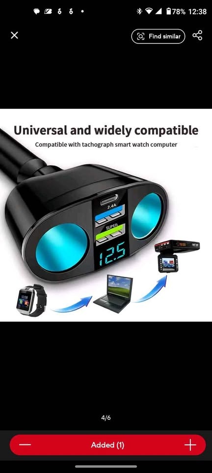 🚗 All-in-One Car Charger Socket – Fast Charge & Smart Power Solu - photo 2