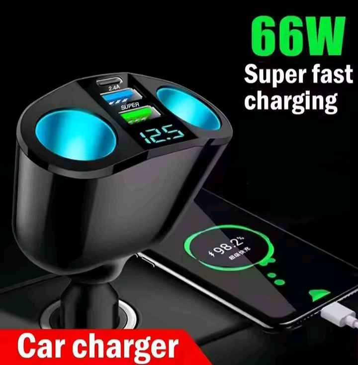 🚗 All-in-One Car Charger Socket – Fast Charge & Smart Power Solu - photo 3