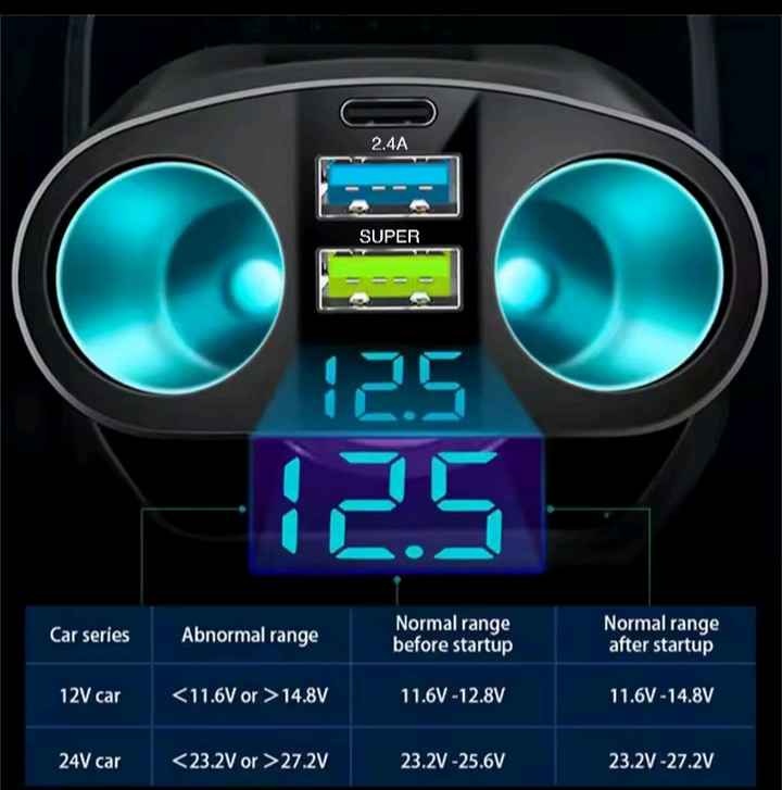 🚗 All-in-One Car Charger Socket – Fast Charge & Smart Power Solu - photo 4