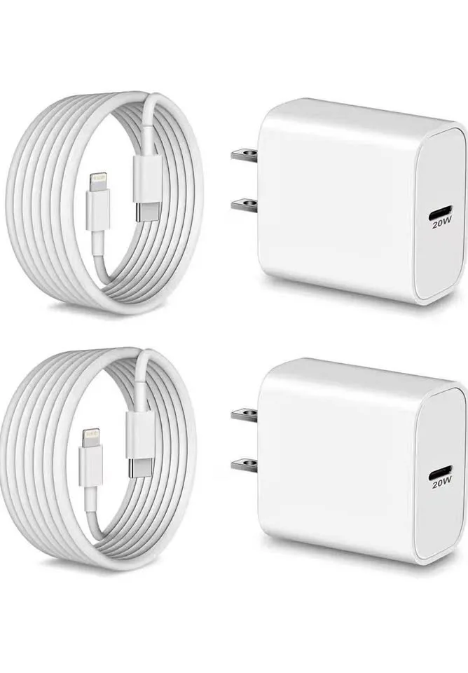 20W 2 adapter 10 FT 2 cable type C to lighting MFI certified thumbnail