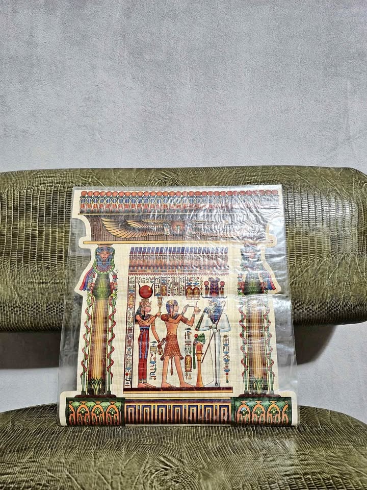 Hand Painted Egyptian Papyrus $15