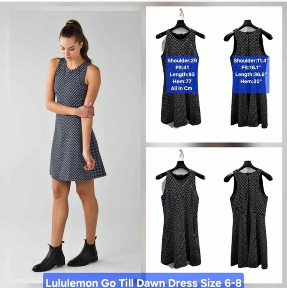 Lululemon Go Till Dawn Fit & Flare Tennis Dress Size 6-8