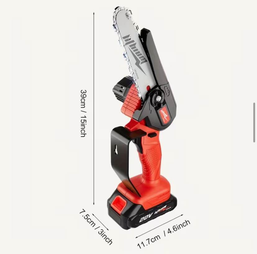 Electric Chainsaw with 2 Batteries and Tool Box - photo 3