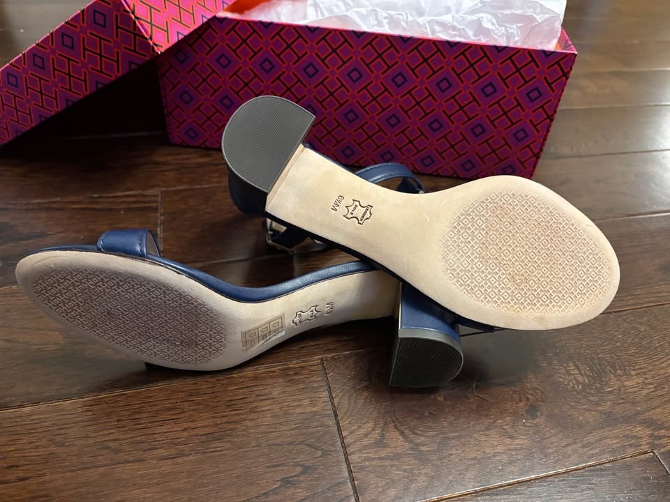 Tory Burch NEW in box Navy Cecile 55mm Sandal (size 6.5) - photo 4