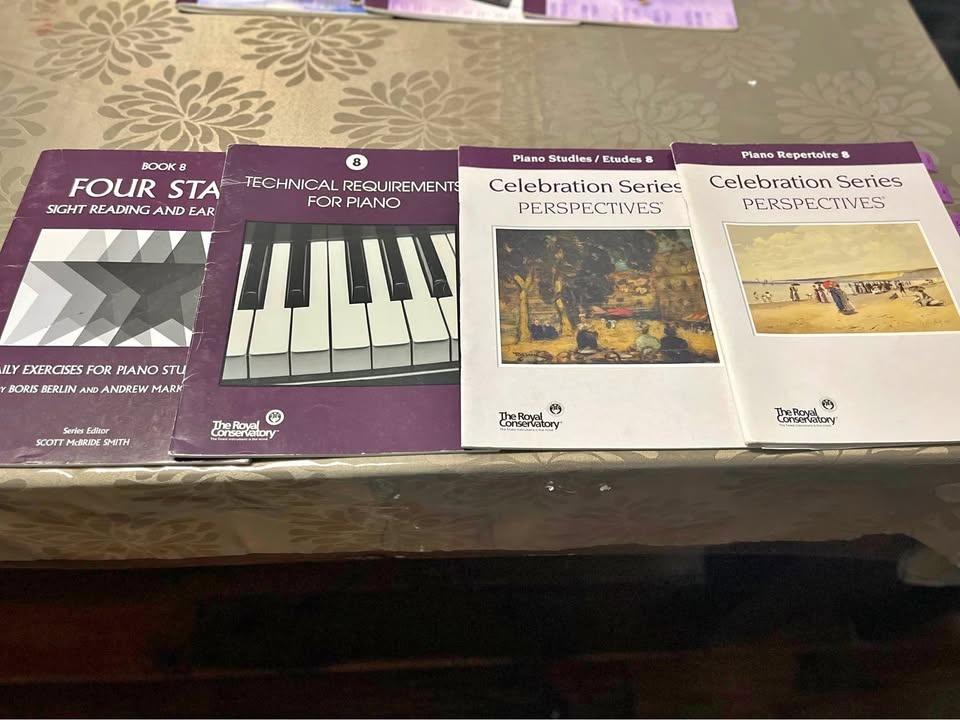 RCM Grade 8 Piano Books