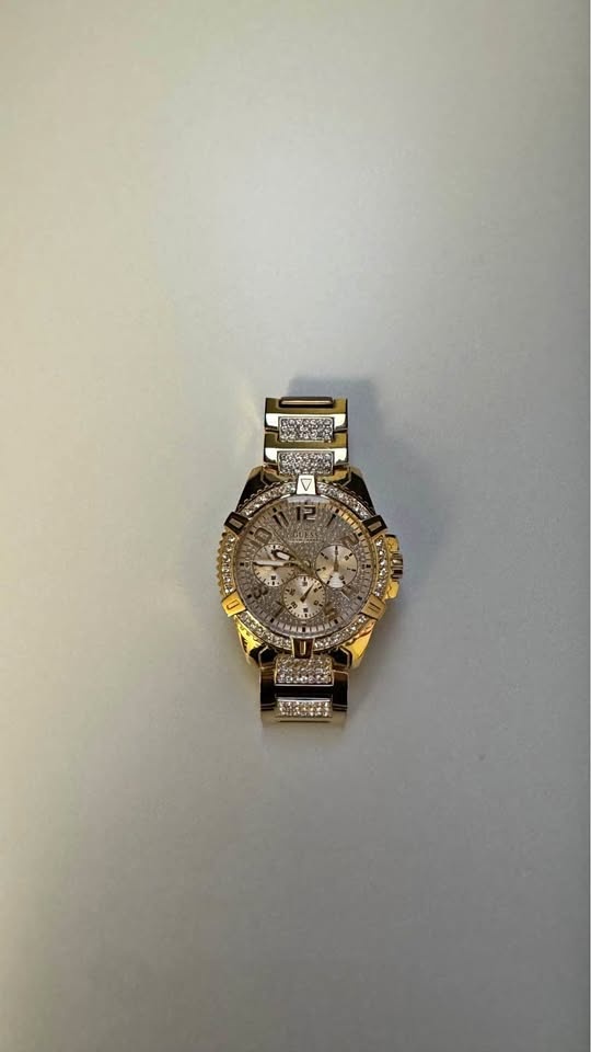 Guess Crystal Embellished Watch
