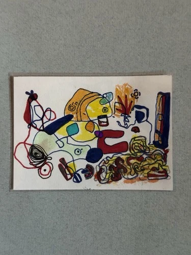 ACEO Original Art Card 2.5in x 3.5in - Abstract
