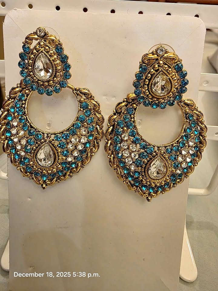 Gold plated earrings