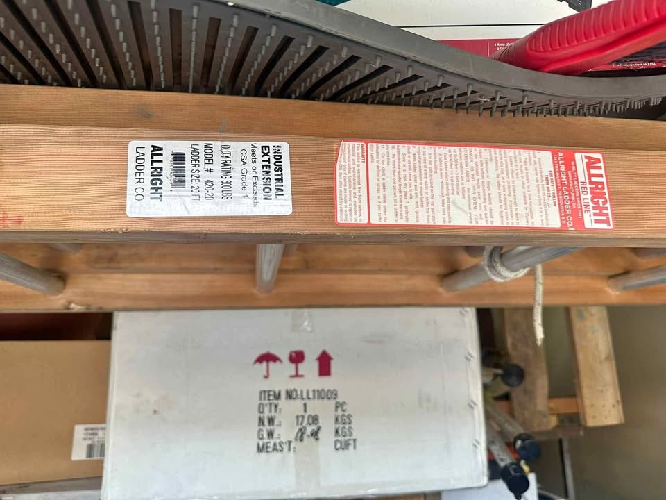Electrician's Wooden Ladder