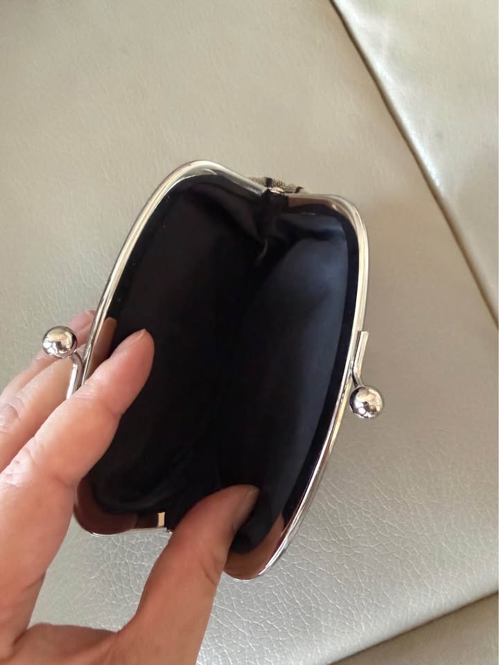 Coach Signature C Kiss Lock Coin Purse Clutch - photo 4