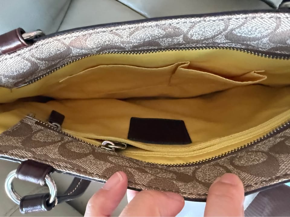 Coach Signature Striped Tote Bag - photo 4