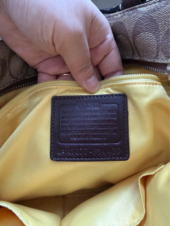 Coach Signature Striped Tote Bag - photo 5