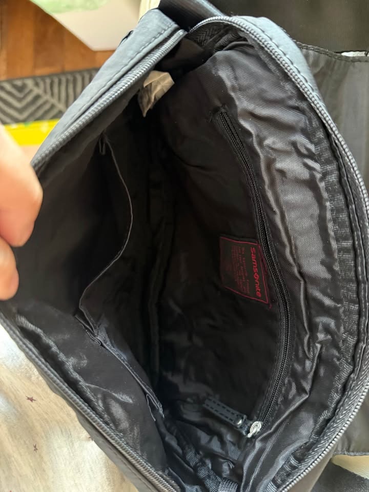 Samsonite black messenger crossbody bag - photo 4