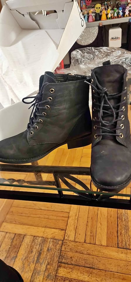 Aldo Women's Combat Leather Boots