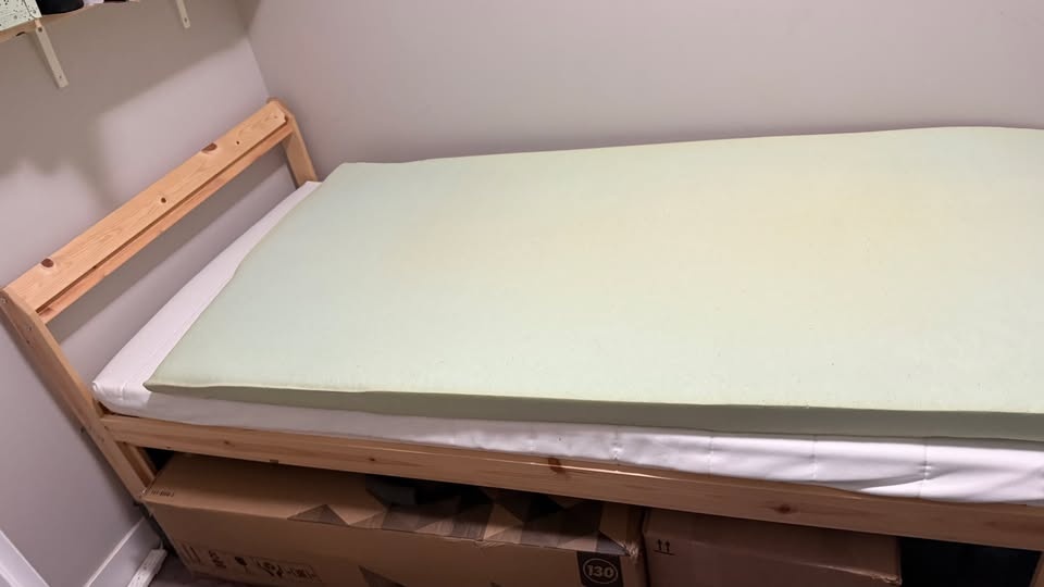 Ikea Twin Bed Frame + Mattress - photo 2