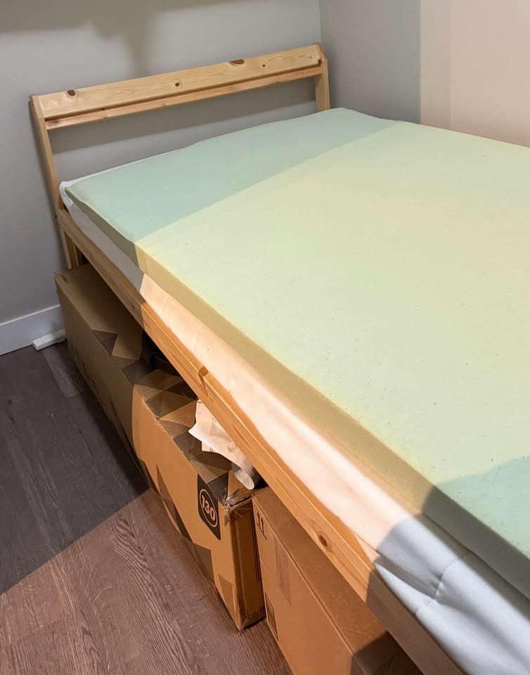 Ikea Twin Bed Frame + Mattress - photo 3