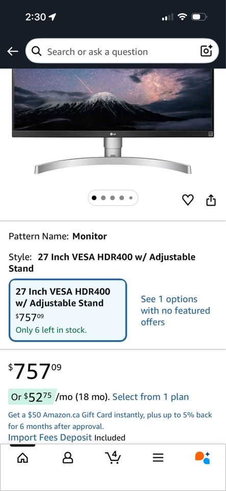 LG 27UL650-W 27" 4K UHD IPS Monitor - photo 3