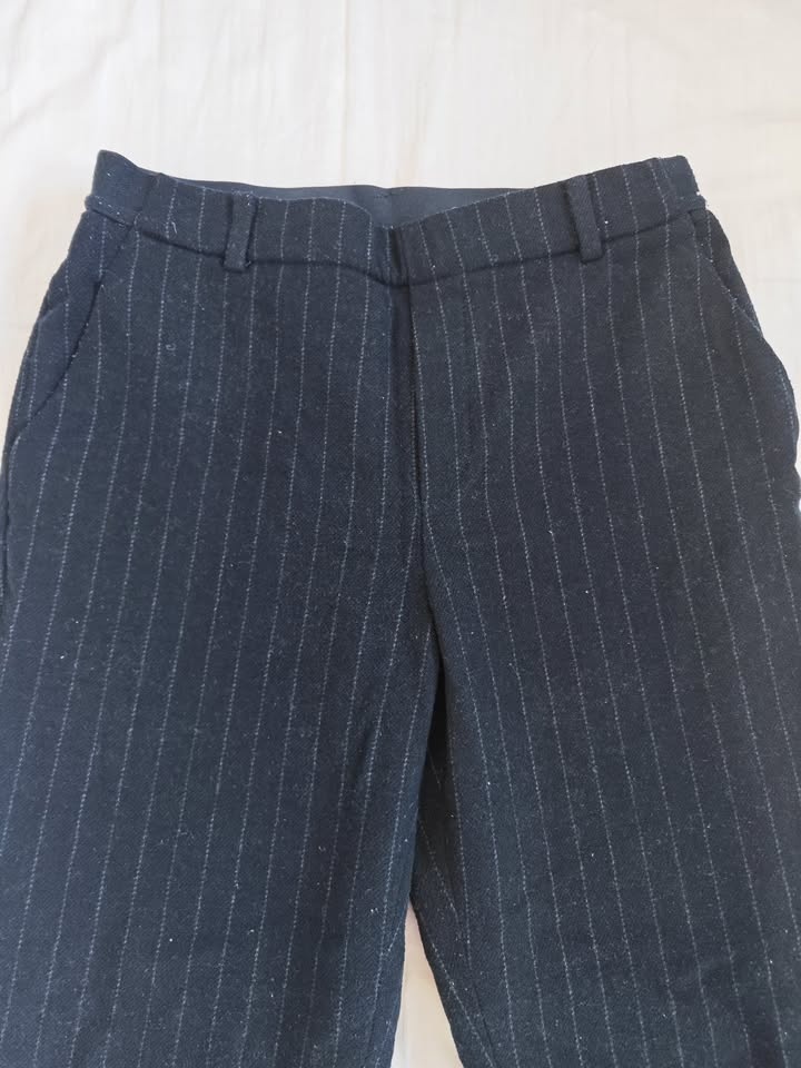 UNIQLO Wool Blend Pinstripe Dress Pants - Size M (Waist 25-27) - photo 2