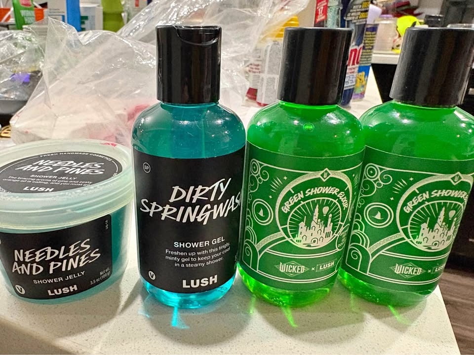 Lush shower gels & jelly Wicked x Lush