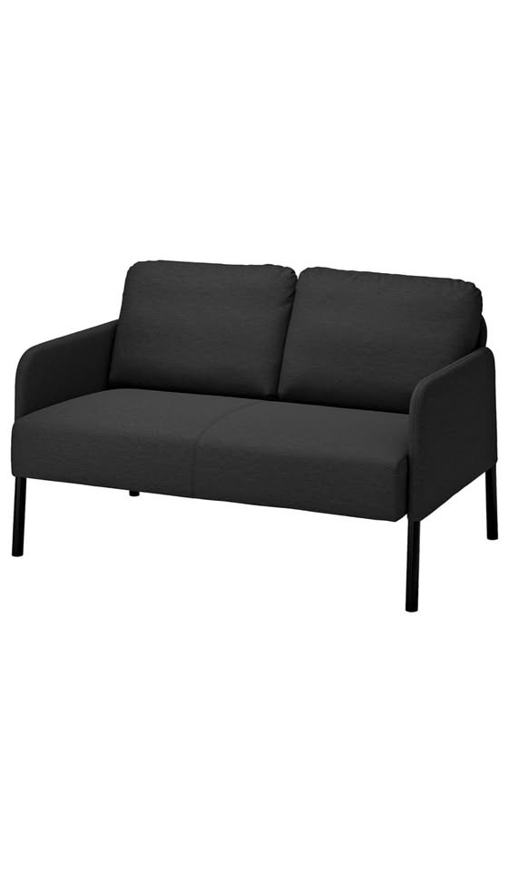 Glodstad Loveseat – Dark Grey