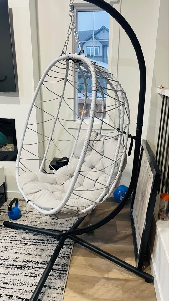 Indoor / Outdoor Hanging egg/ swing Chair Hammock Swing includin - photo 2