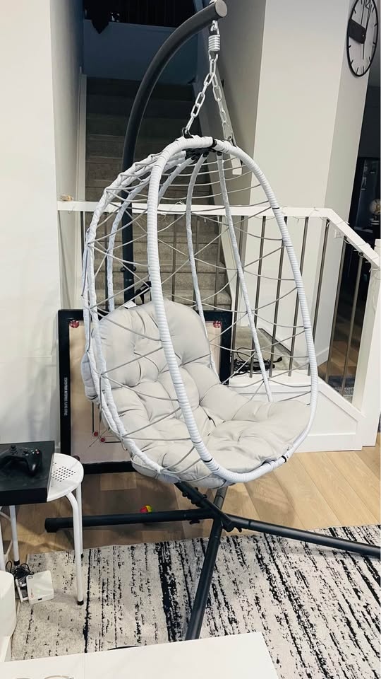 Indoor / Outdoor Hanging egg/ swing Chair Hammock Swing includin - photo 3