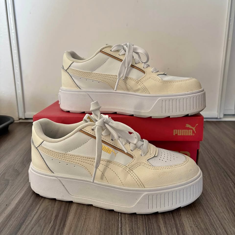 PUMA Women’s Karmen Rebelle Lace Up Platform Sneakers