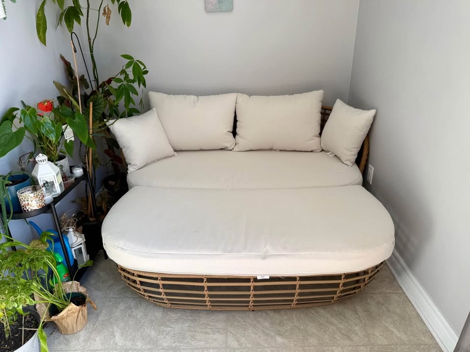Dune 2-Piece Patio Loveseat & Ottoman - photo 4
