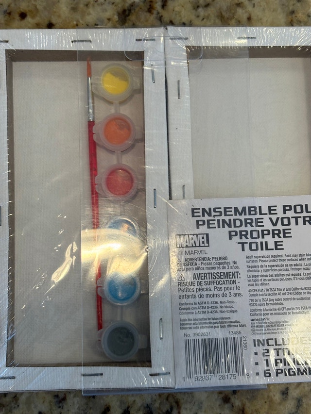 Marvel Paint Canvas Set - photo 2
