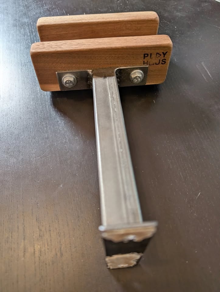 Bicycle Wall Mount - Solid Walnut, Play Haus