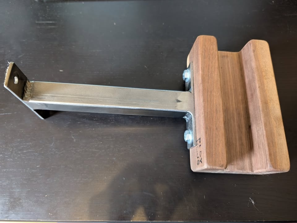 Bicycle Wall Mount - Solid Walnut, Play Haus - photo 2